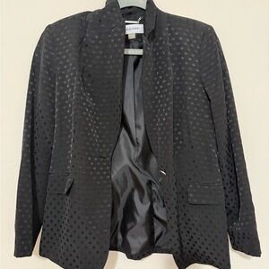 Calvin Klein Black Textured Blazer
